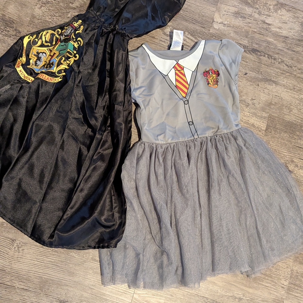 Kids Wizard Costume Set - Black and Gray